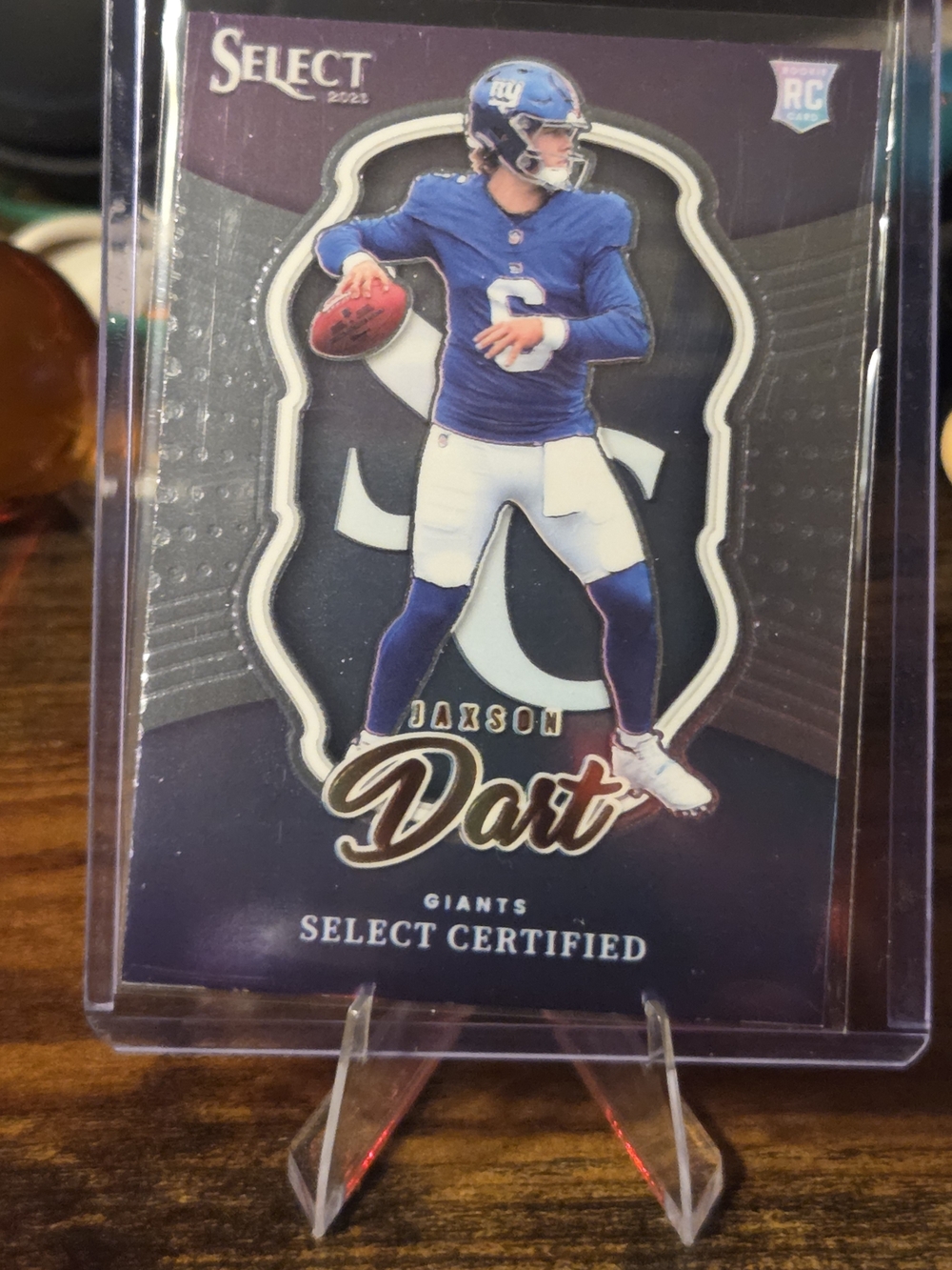 Panini Select Certified Football Card - Blue & White